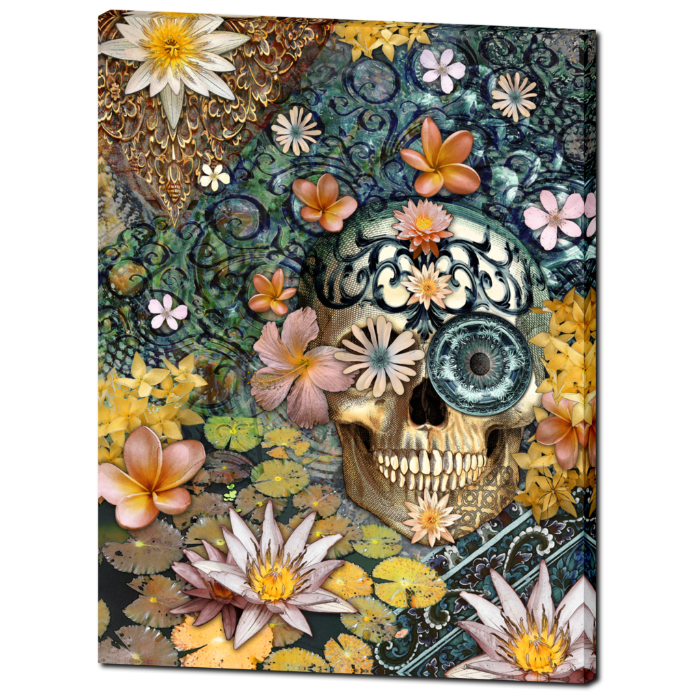 Flower Sugar Skull Artisan Art Notebook (Flame Tree Journals