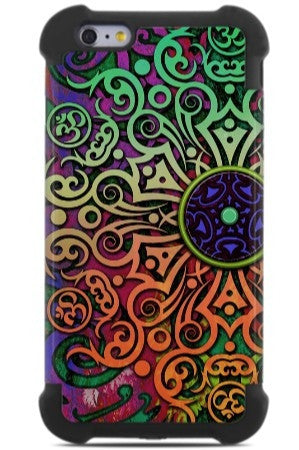 Tribal Transcendence iPhone 6 Plus - 6s Plus Case - Colorful Abstract iPhone 6 Plus SUPER BUMPER Case - iPhone 6 6s Plus SUPER BUMPER Case - Fusion Idol Arts - New Mexico Artist Christopher Beikmann